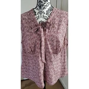 Perfect for work women's sleeveless mauve blouse